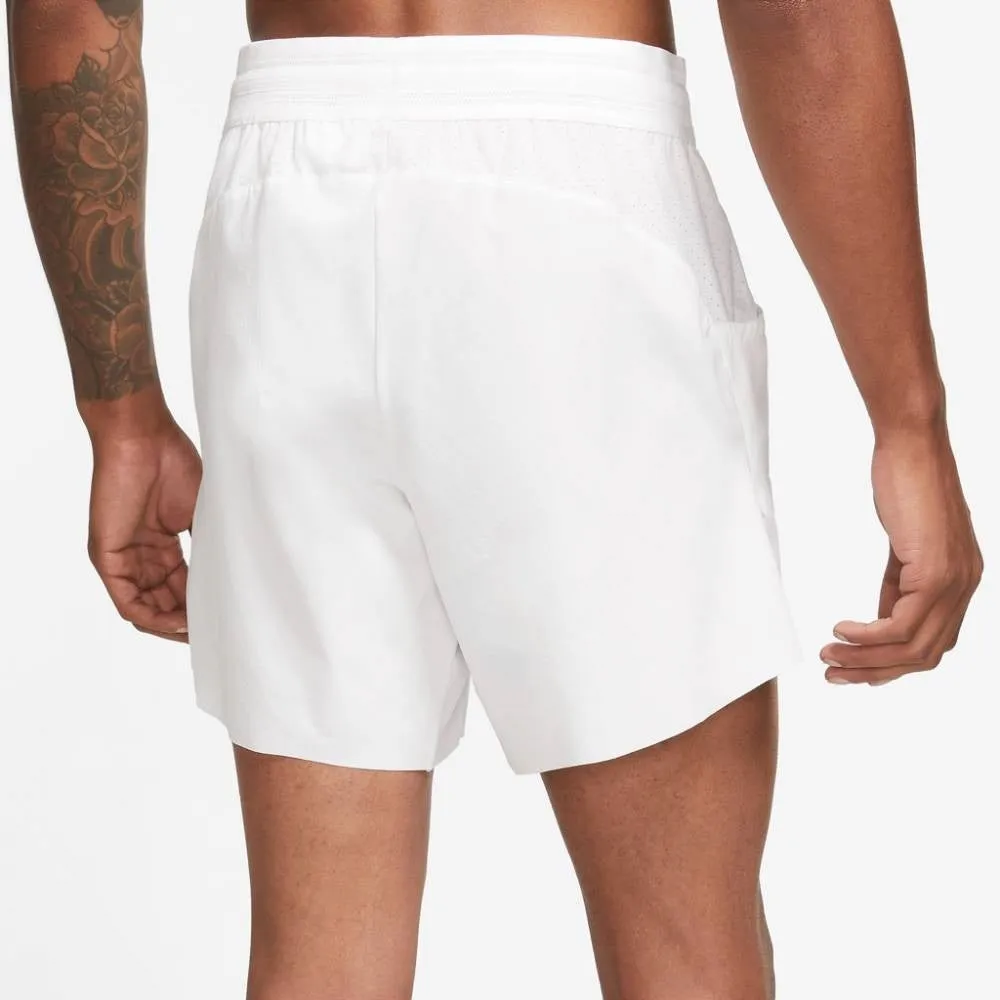 Nike Men's Dri-FIT Rafa Advantage Short 7-Inch (White/Black)