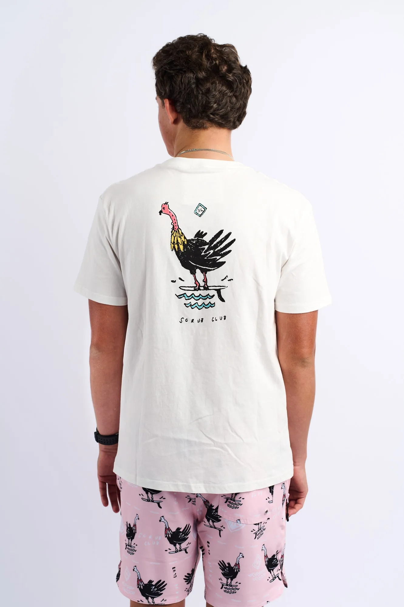 NL Scrub Club Tee White