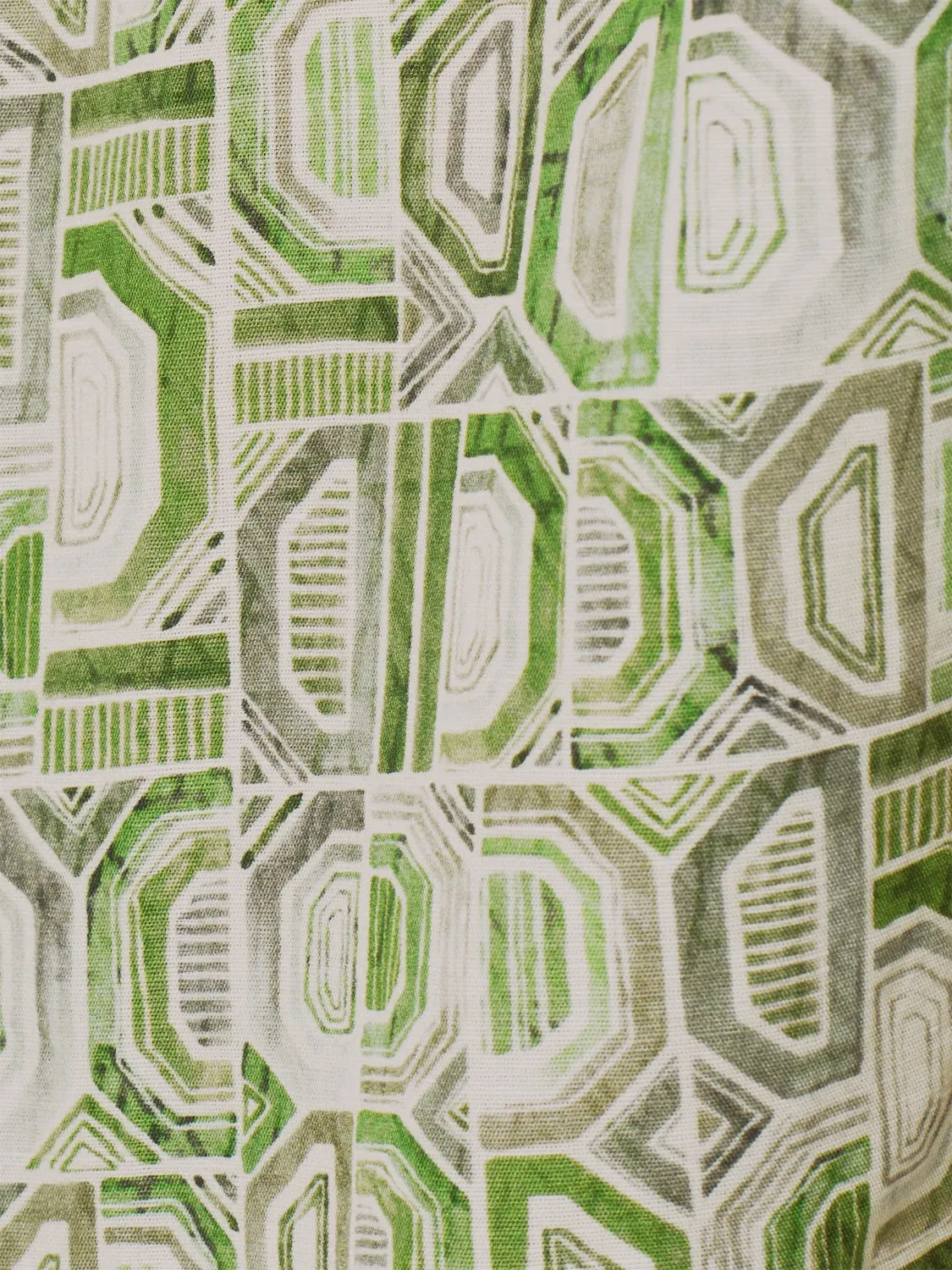 NO EXCESS ALL OVER PRINT LINEN BLEND S/S SHIRT 23440307