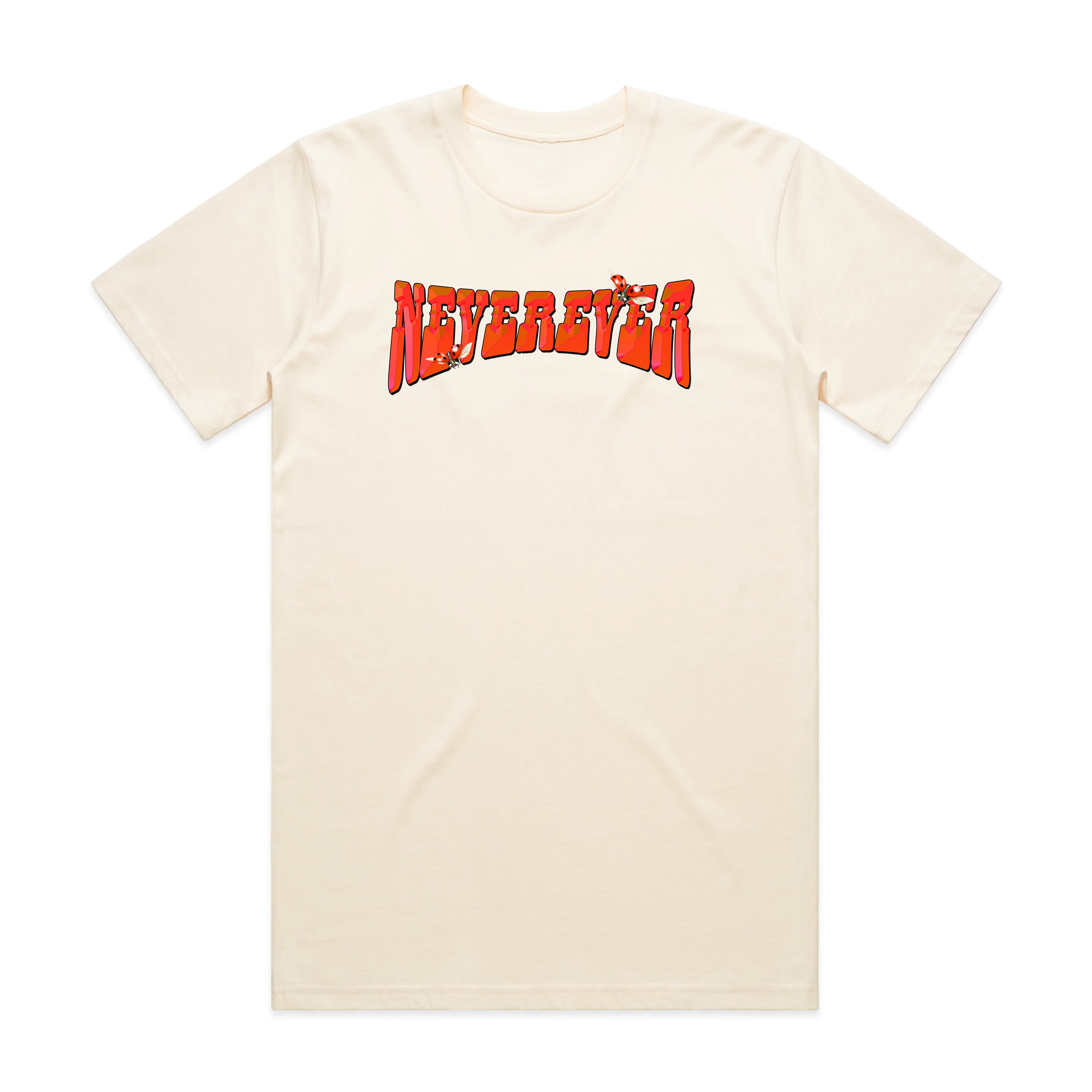 No rain no flowers Tee - Cream