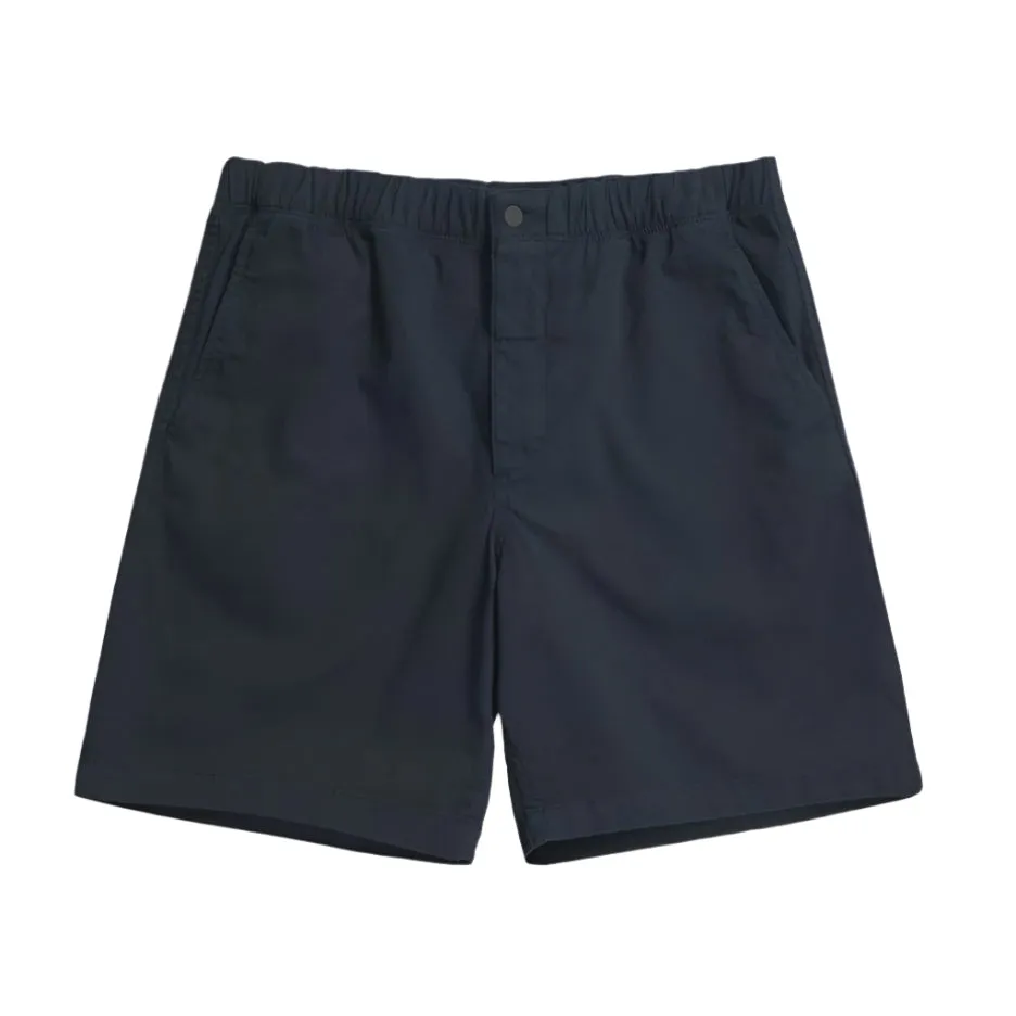 Norse Projects Ezra Relaxed Organic Stretch Twill Short Dark Navy