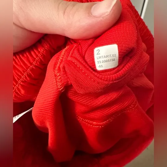 NWOT Lululemon Hotty Hot HR Lined Short 4&quot; - Hot Heat - 2