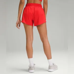 NWOT Lululemon Hotty Hot HR Lined Short 4&quot; - Hot Heat - 2