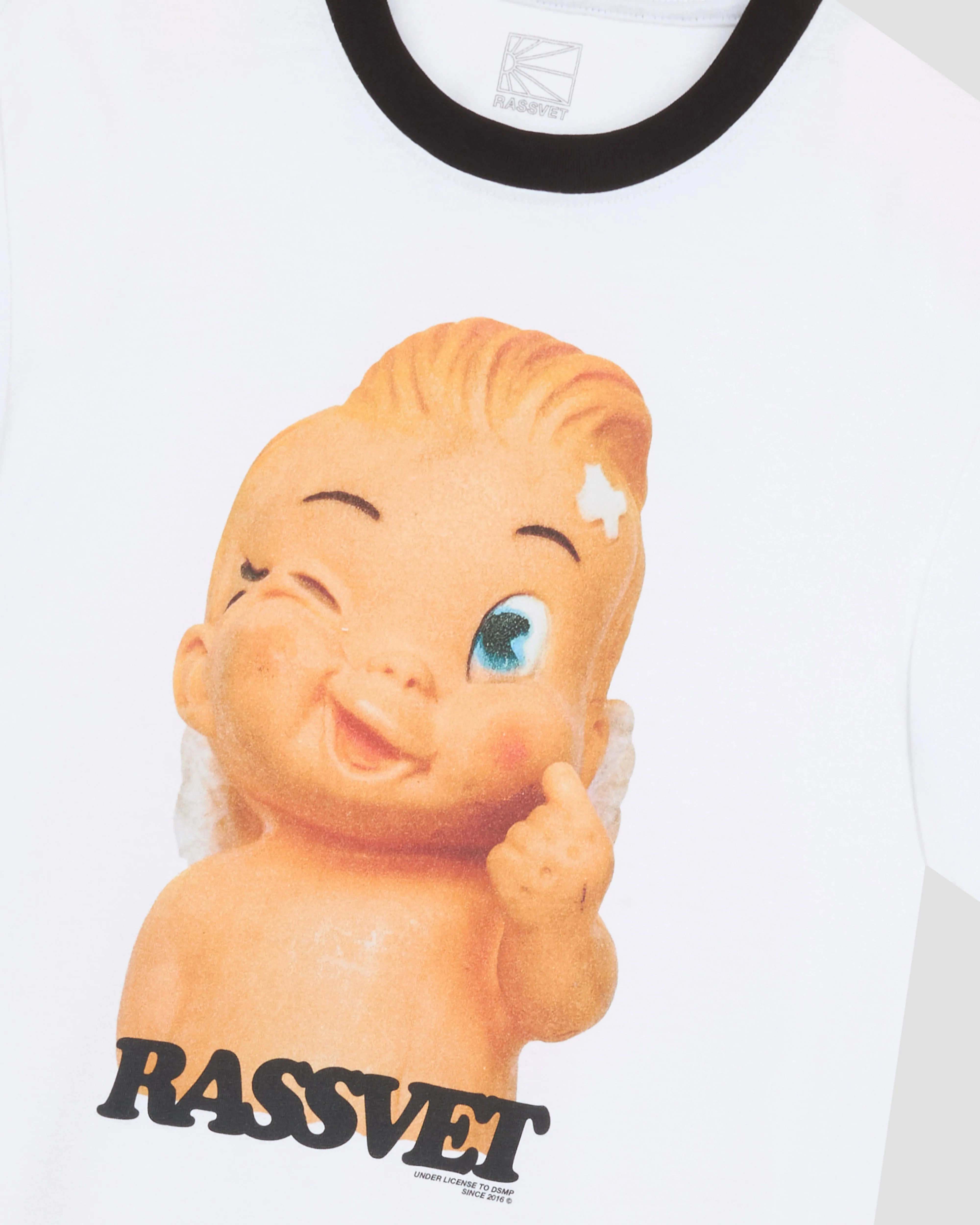 PACC16T004~MERCI RINGER TEE - WHITE