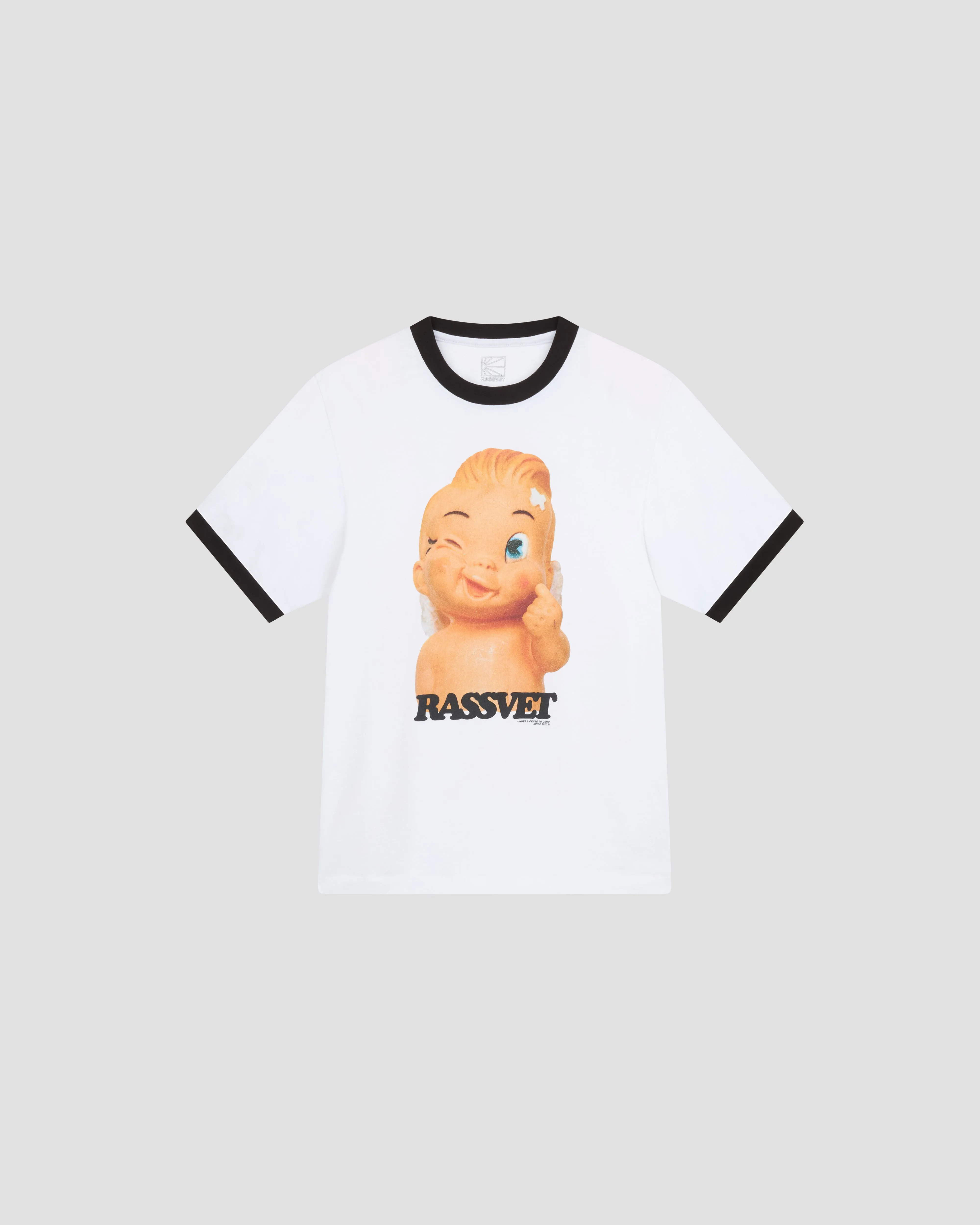PACC16T004~MERCI RINGER TEE - WHITE