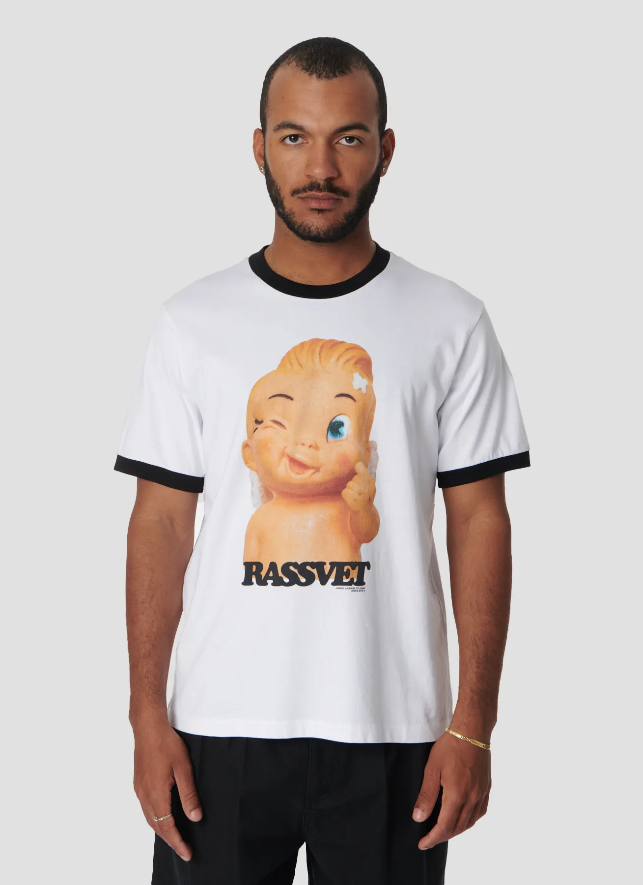 PACC16T004~MERCI RINGER TEE - WHITE