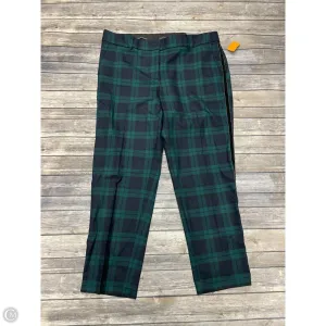Pants Cropped By Talbots In Blue & Green, Size: 16