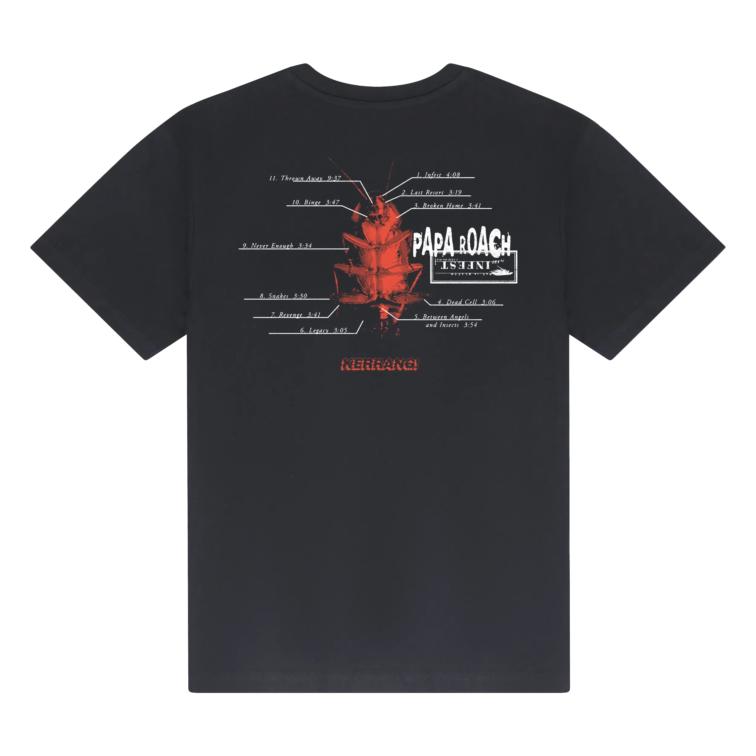 Papa Roach X Kerrang! 25 Years of Infest T-Shirt