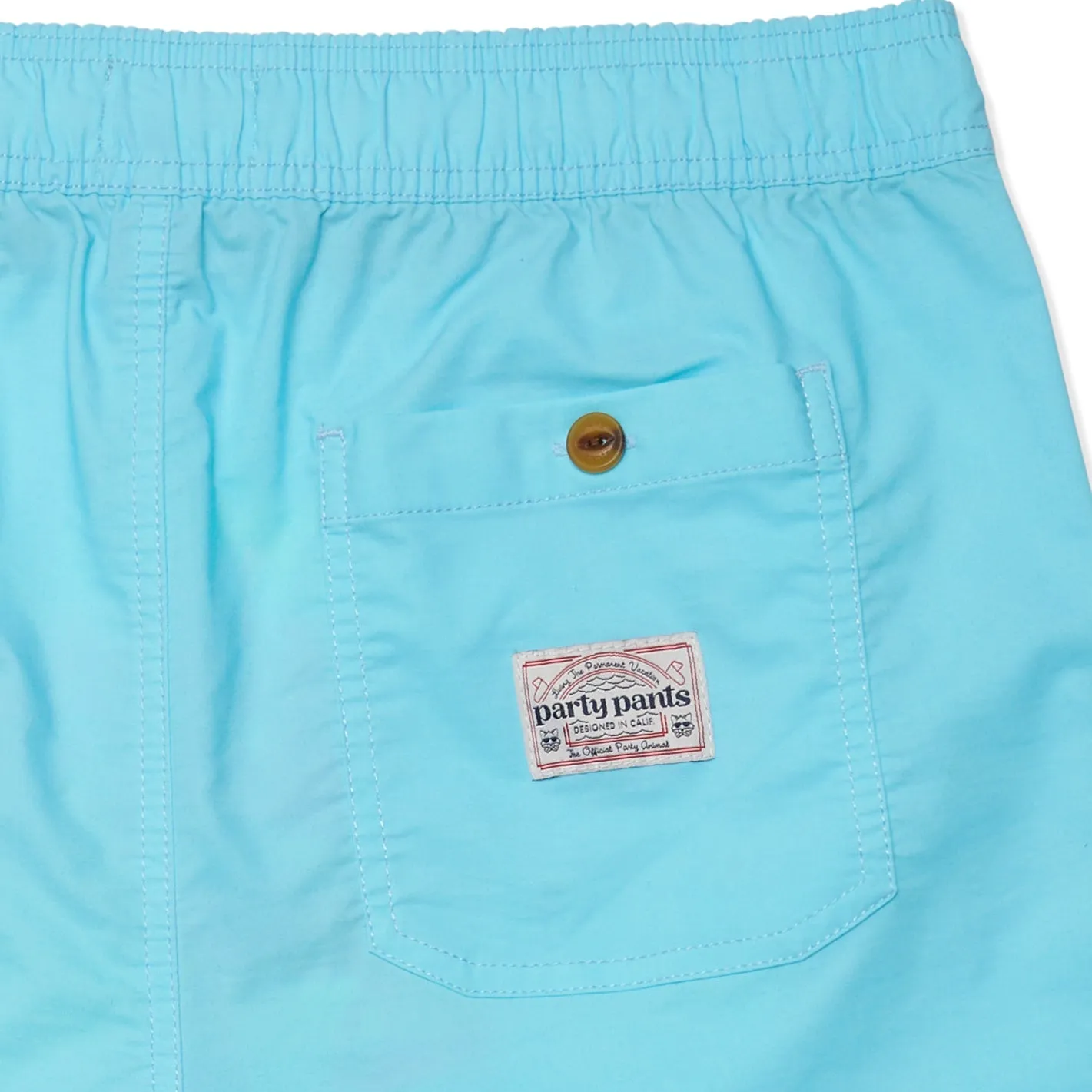 Part Pants USA Pixel Paradise Shorts - Light Blue