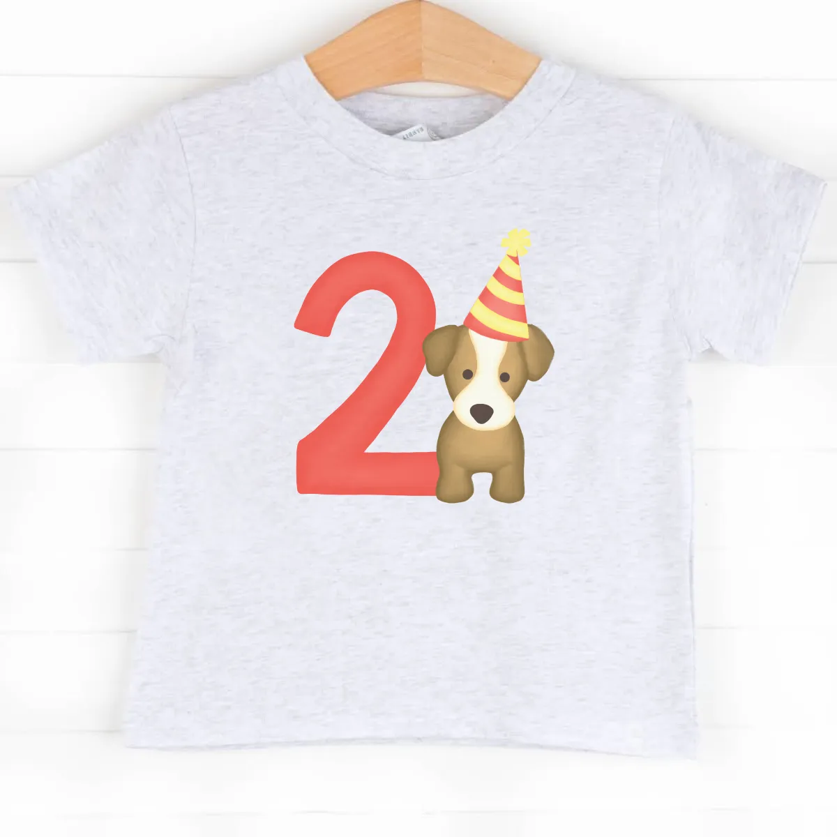 Party Pup 2nd Birthday, Boys Graphic Tee