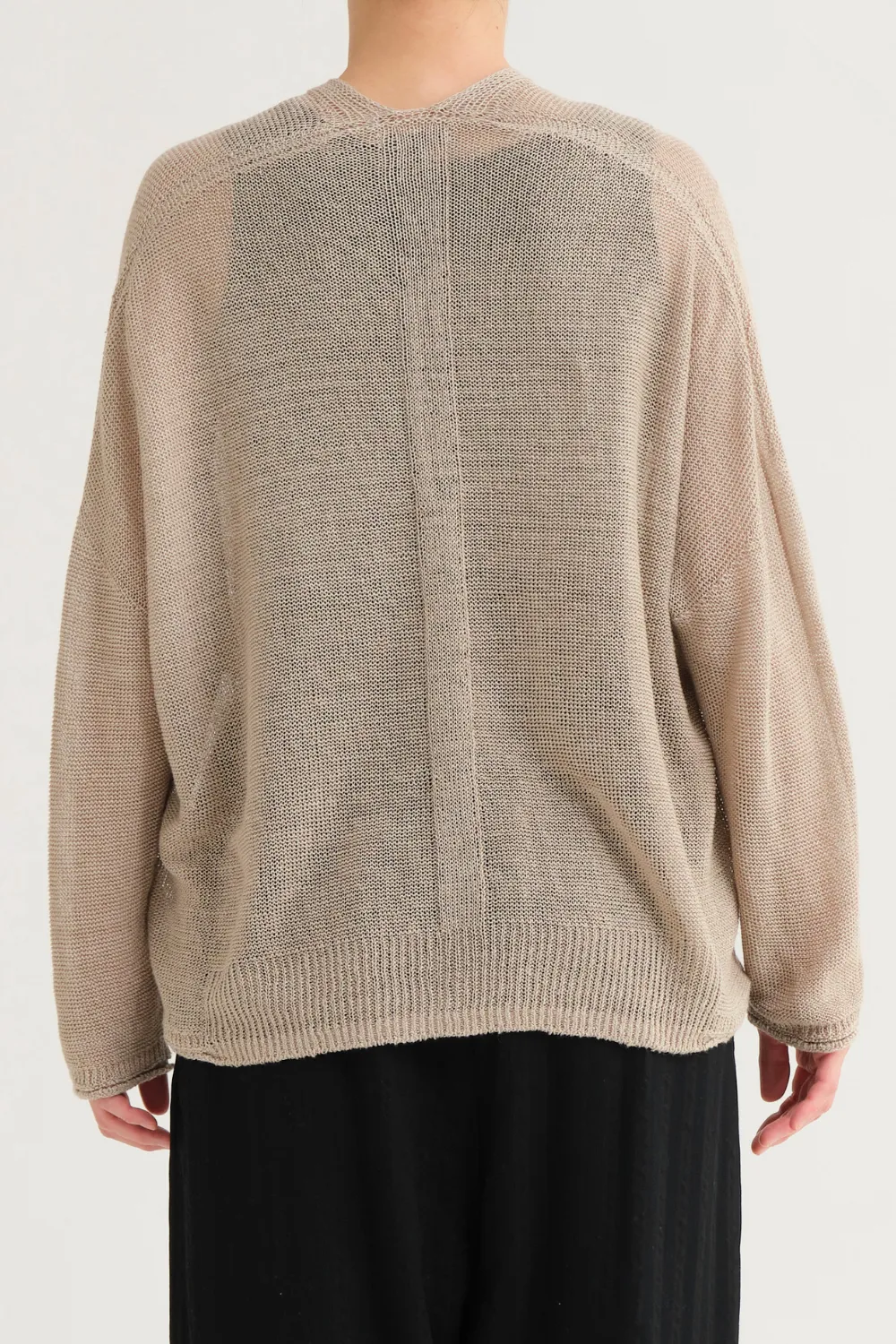 Pas de Calais Normandy Vintage Linen Cardigan