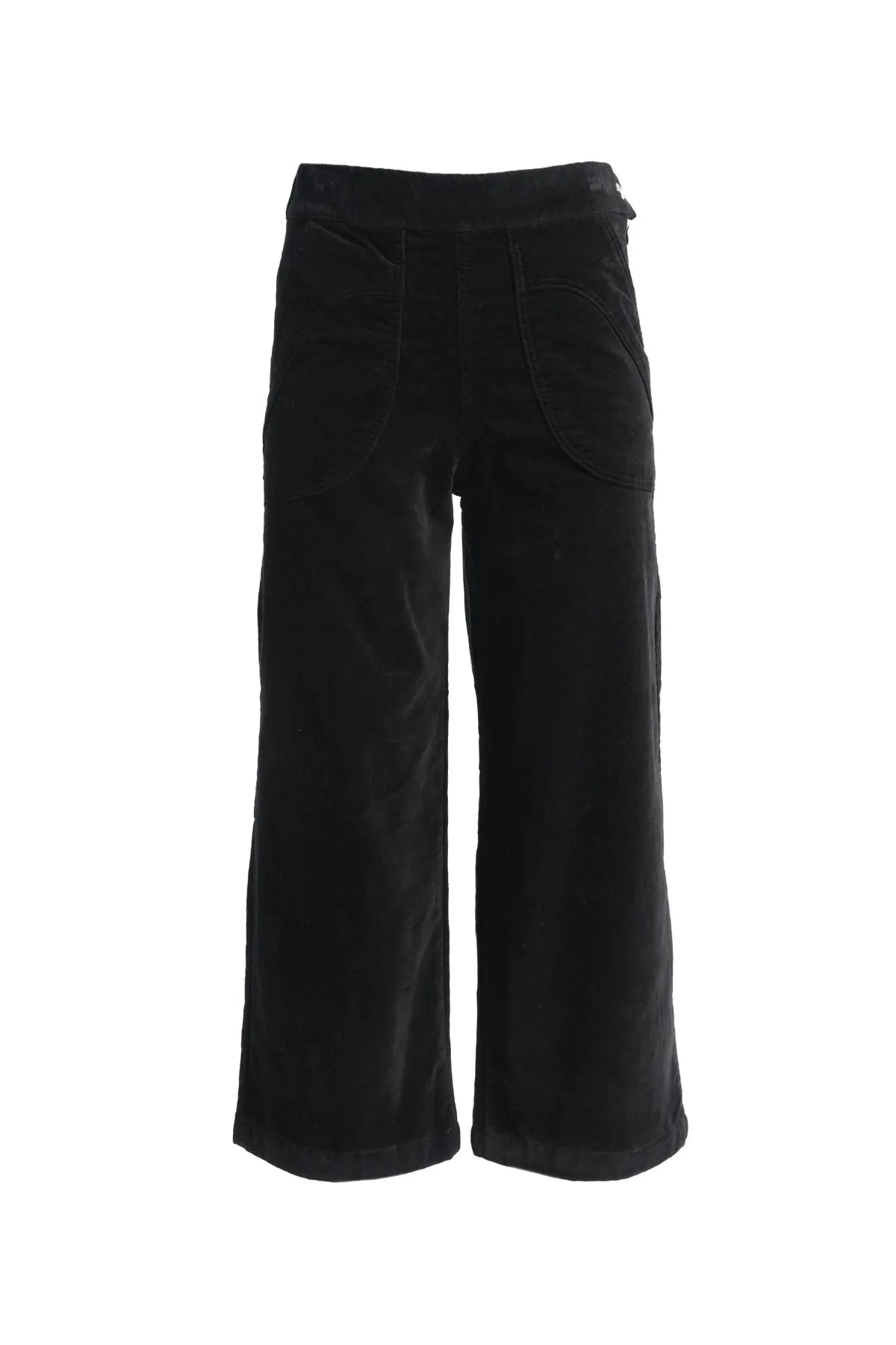 Peggy Paris Pants Black in Soft Velvet