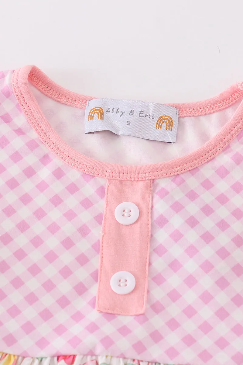 Pink Cottage Garden Patchwork Girl Set