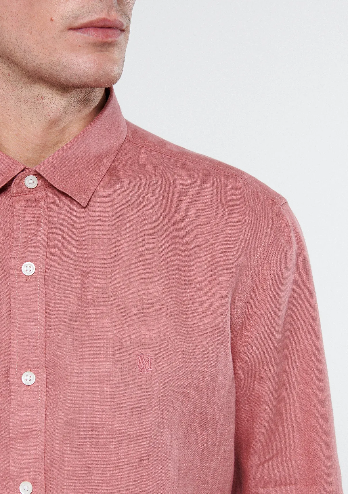 Pink Linen Shirt