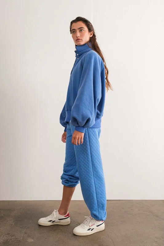 Piper Snap Collared Sweatshirt