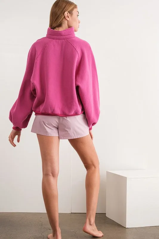 Piper Snap Collared Sweatshirt