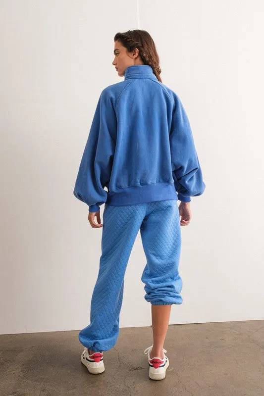 Piper Snap Collared Sweatshirt