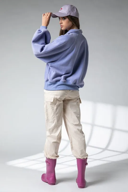 Piper Snap Collared Sweatshirt
