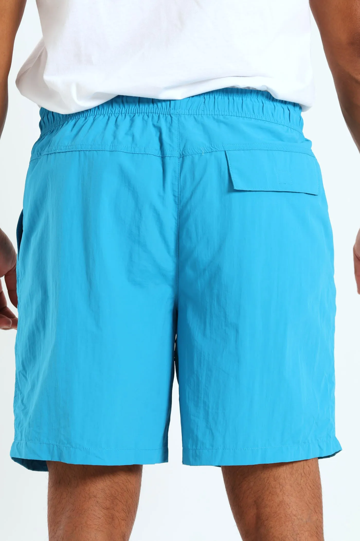 Plain Swim Shorts - Light Blue