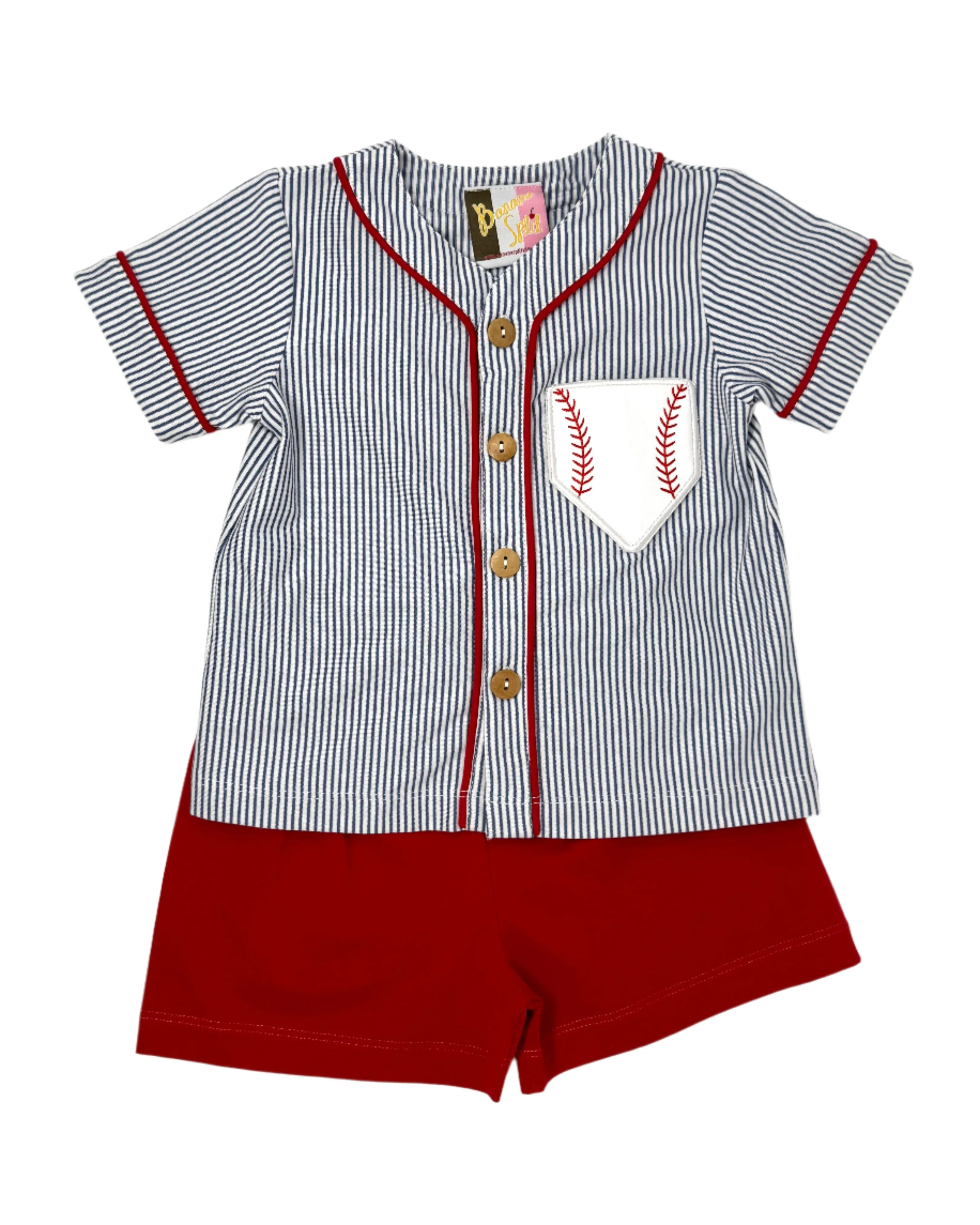 Play Ball Boys Short Set