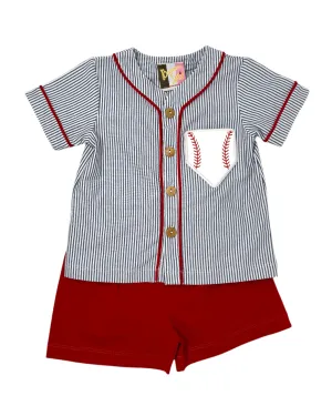 Play Ball Boys Short Set