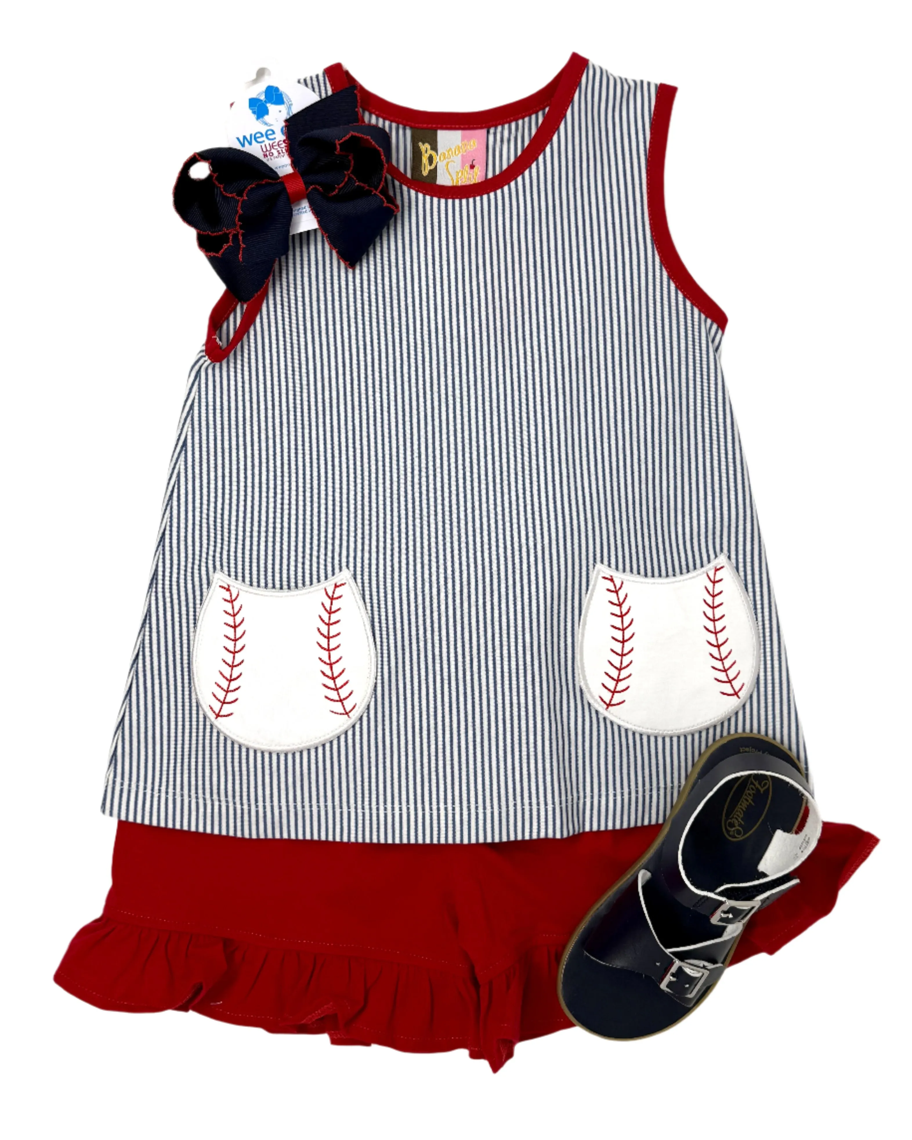 Play Ball Girls Short Set