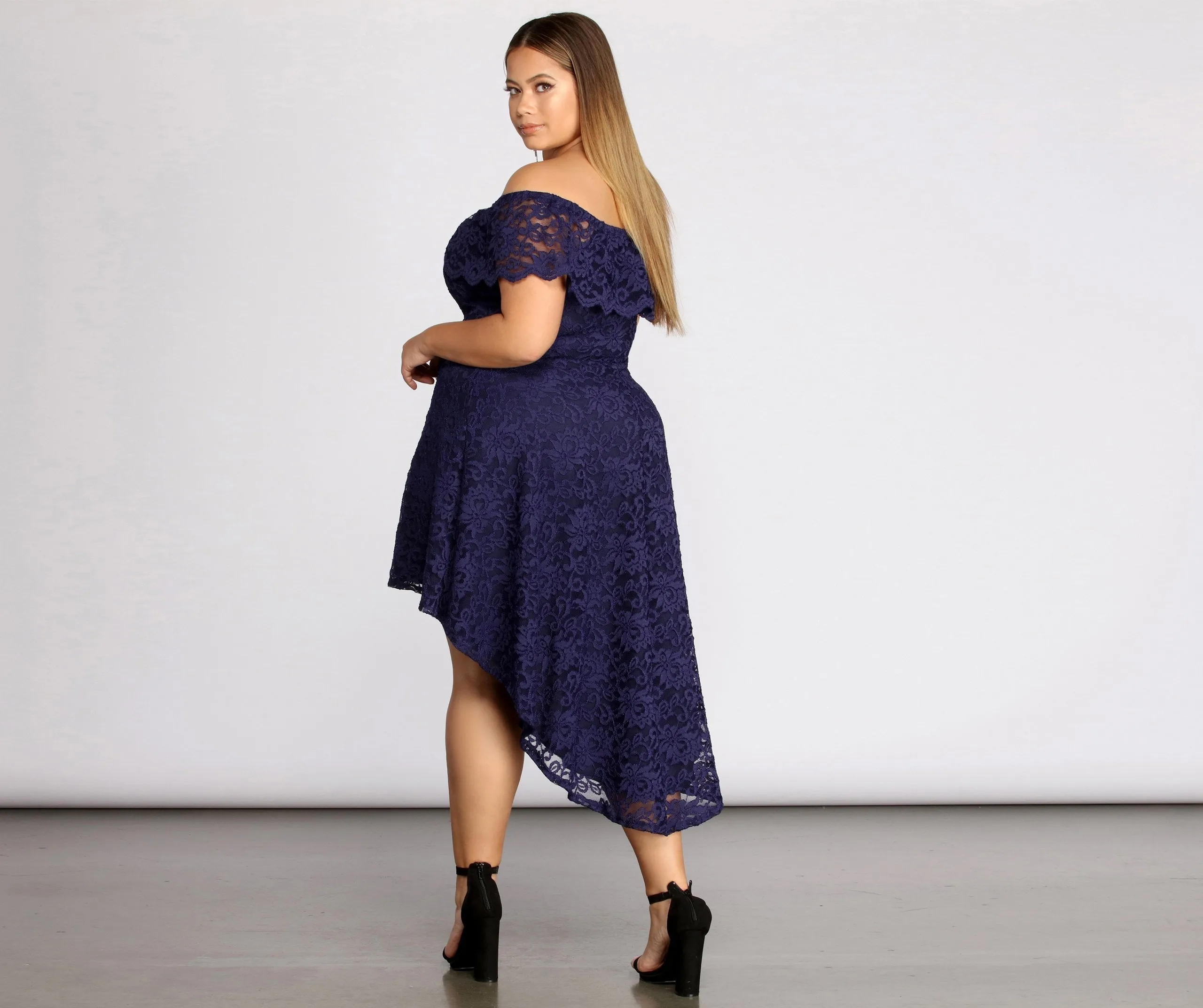 Plus Add Some Charming Flair Skater Dress