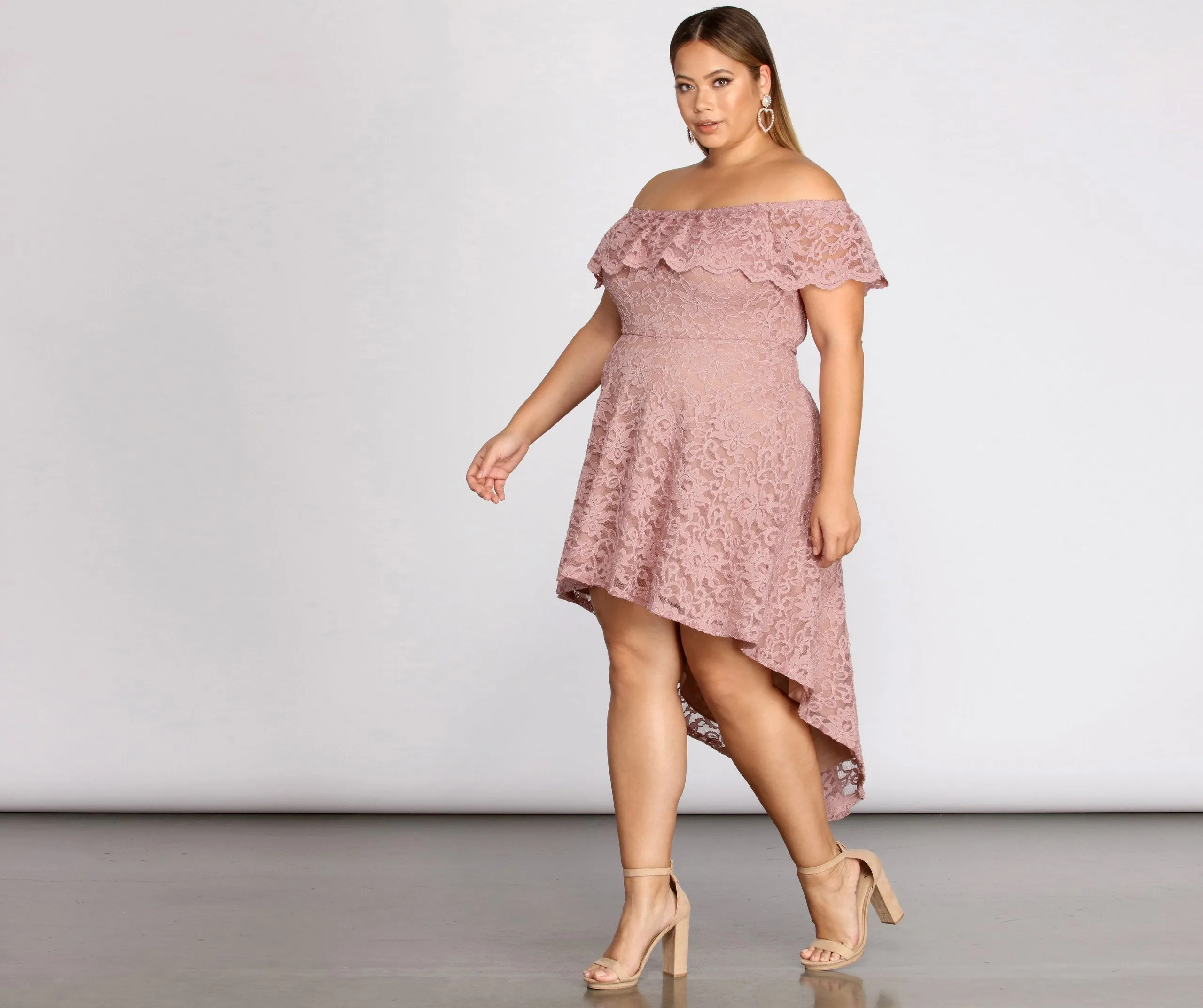 Plus Add Some Charming Flair Skater Dress