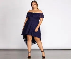 Plus Add Some Charming Flair Skater Dress