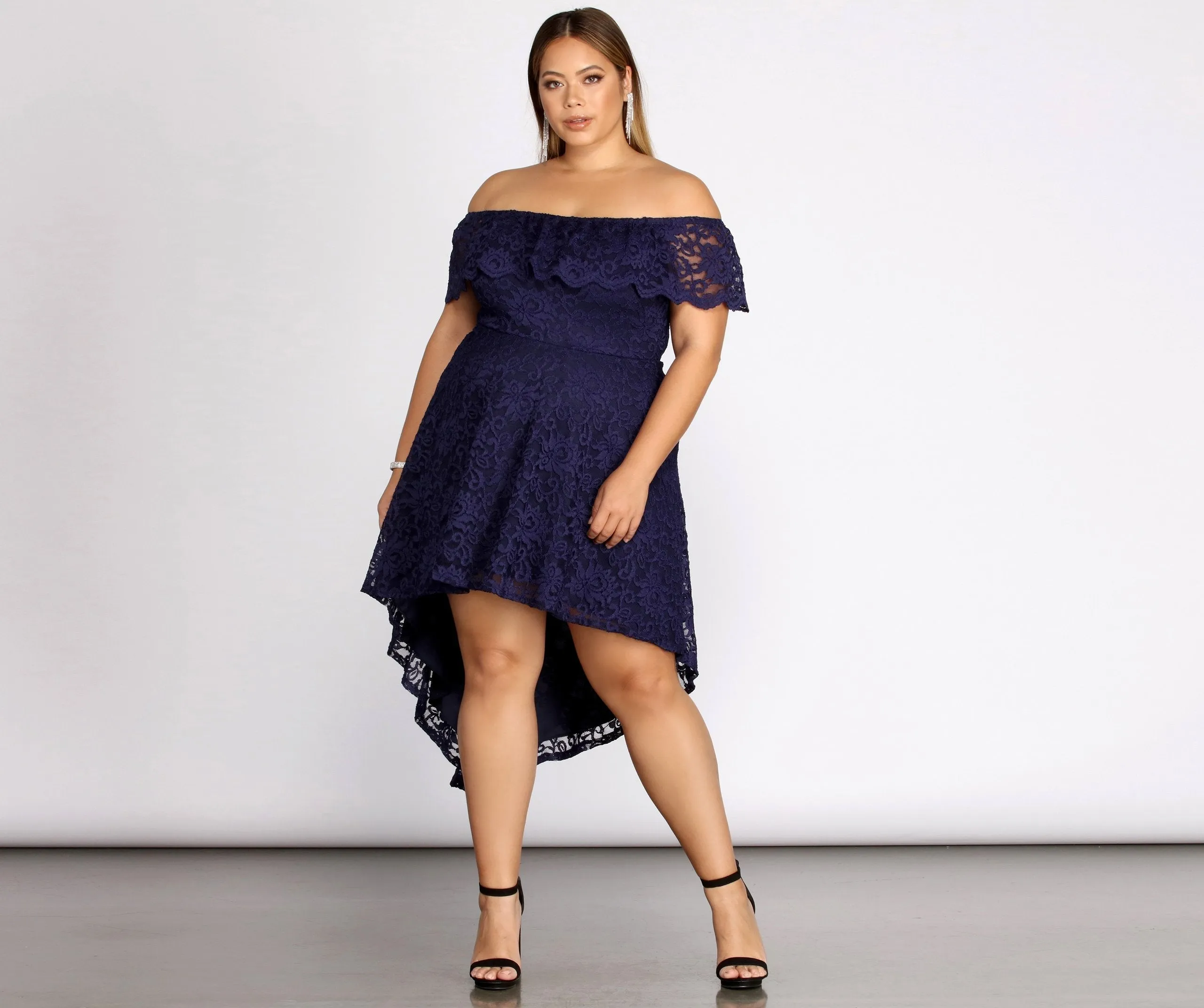 Plus Add Some Charming Flair Skater Dress