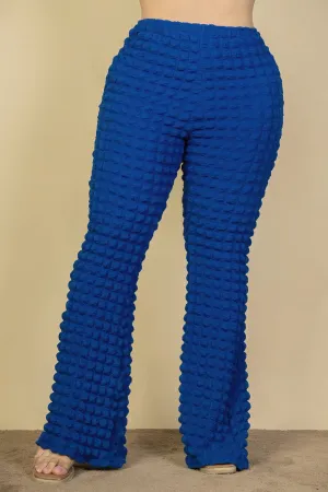 Plus Size Bubble Flare Pants
