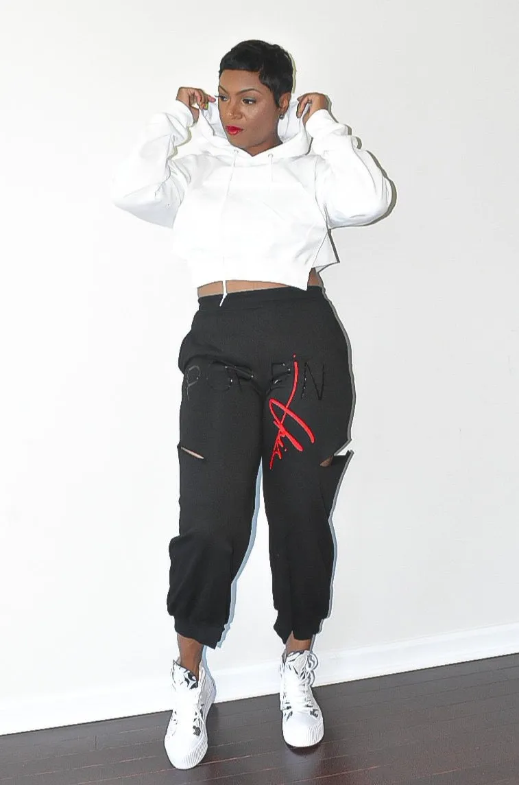 POPPIN My Way Sweatpants (Black)