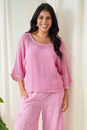 Portofino Mesh Top Set | Candy