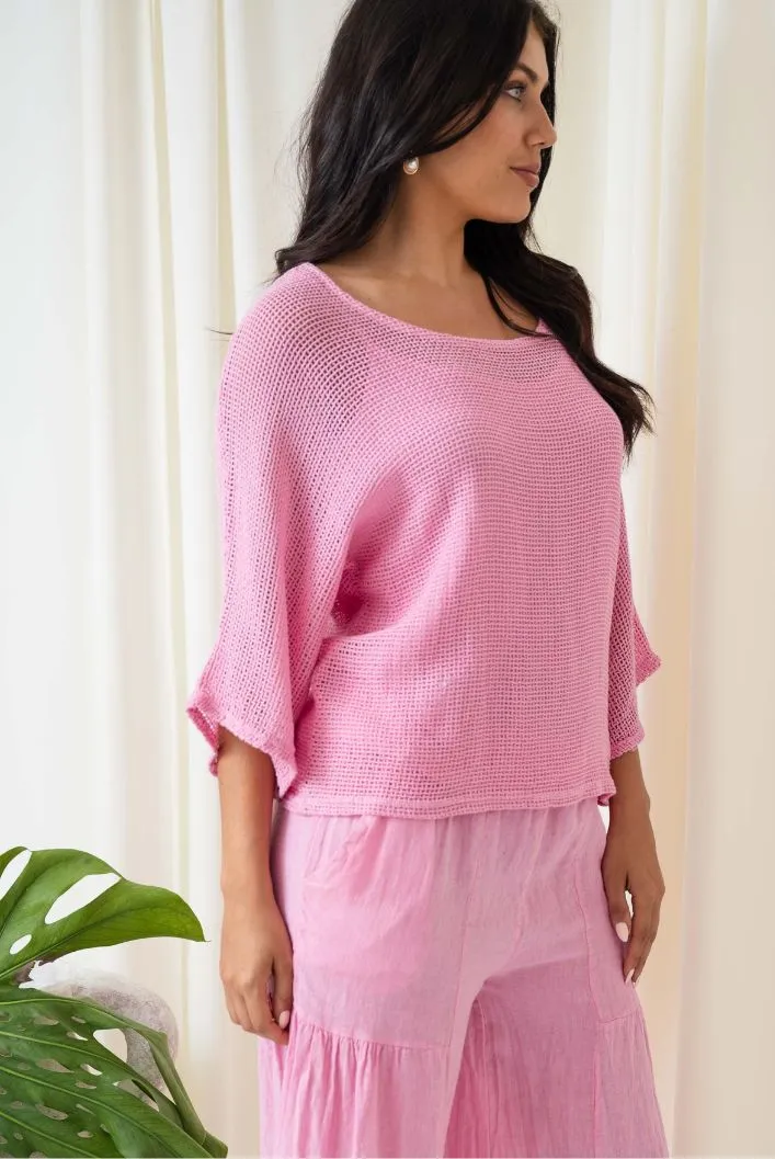 Portofino Mesh Top Set | Candy