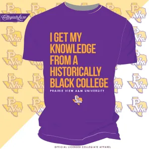 Prairie View A&M | Knowledge PURPLE Unisex Tees (**)