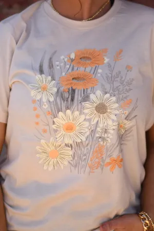 PRE-ORDER Mustard Florals Tee