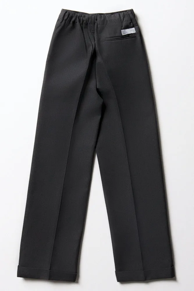 Primary School Boys Turn Up Pants Grey