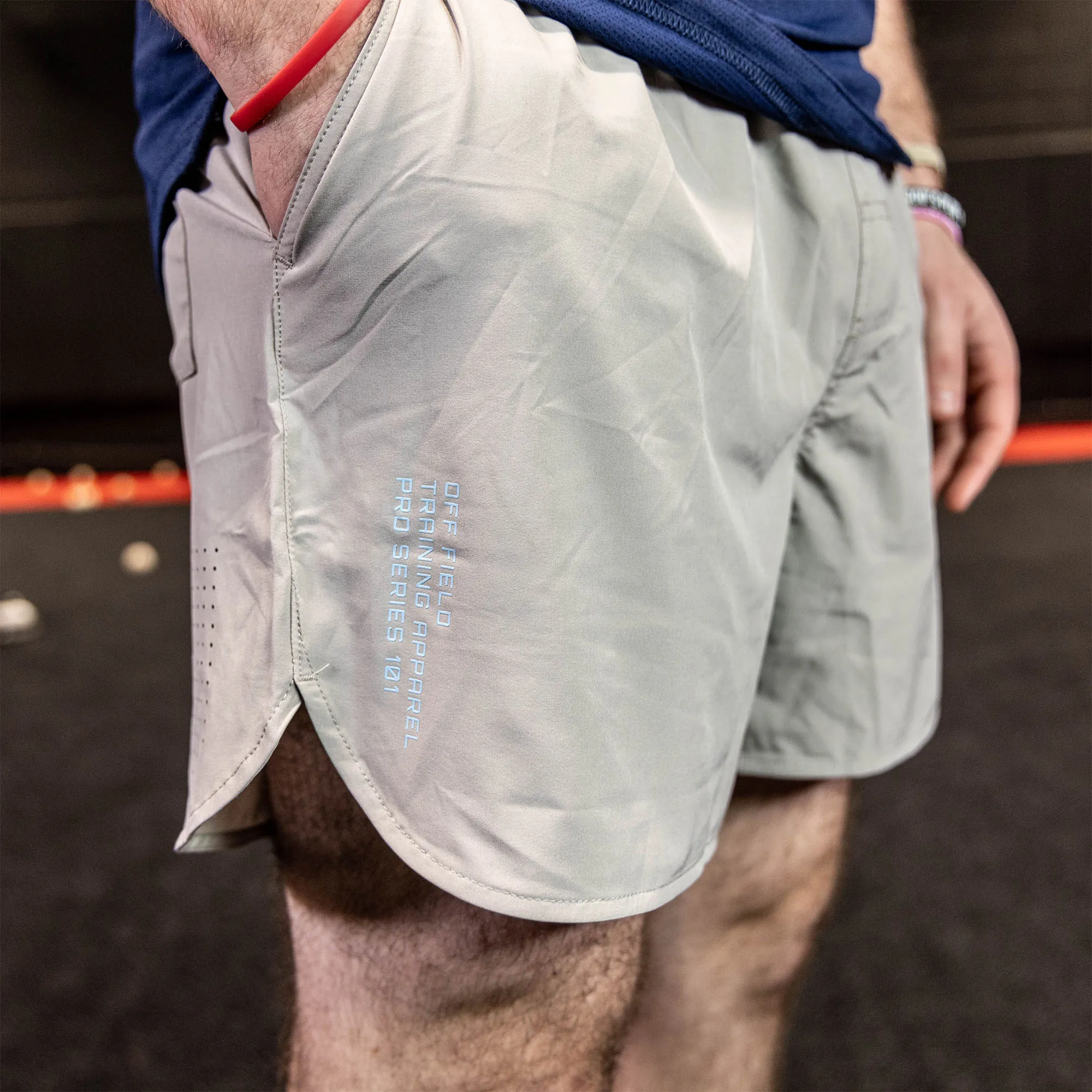 Pro Series Shorts - Gray/Light Blue