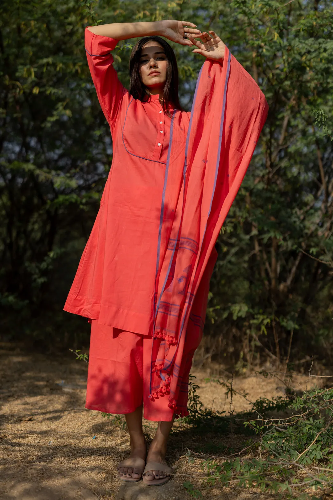 Raspberry Pink Kurta Set
