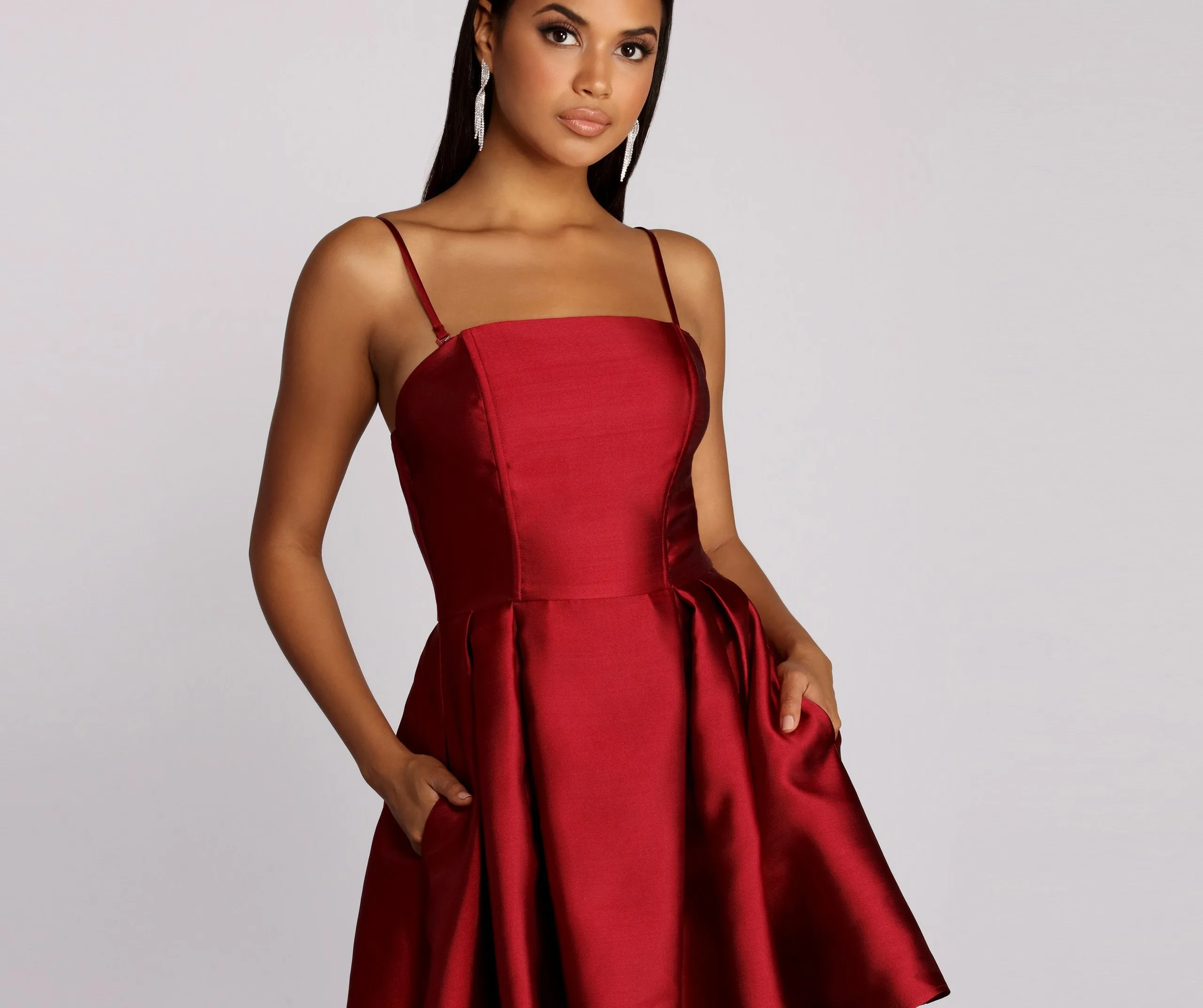 Rebecca Party Stylish Pleated Dress