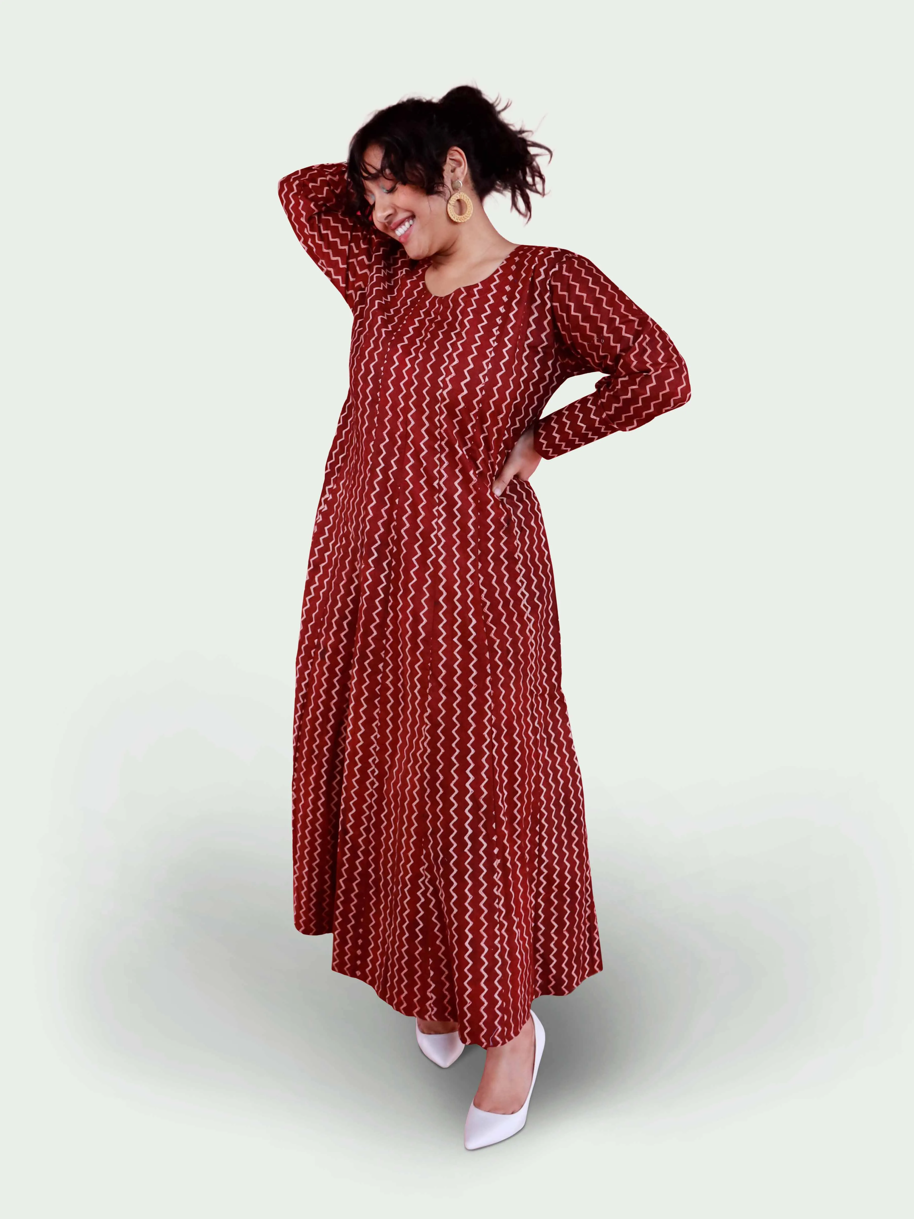 Red Earth Maxi Dress