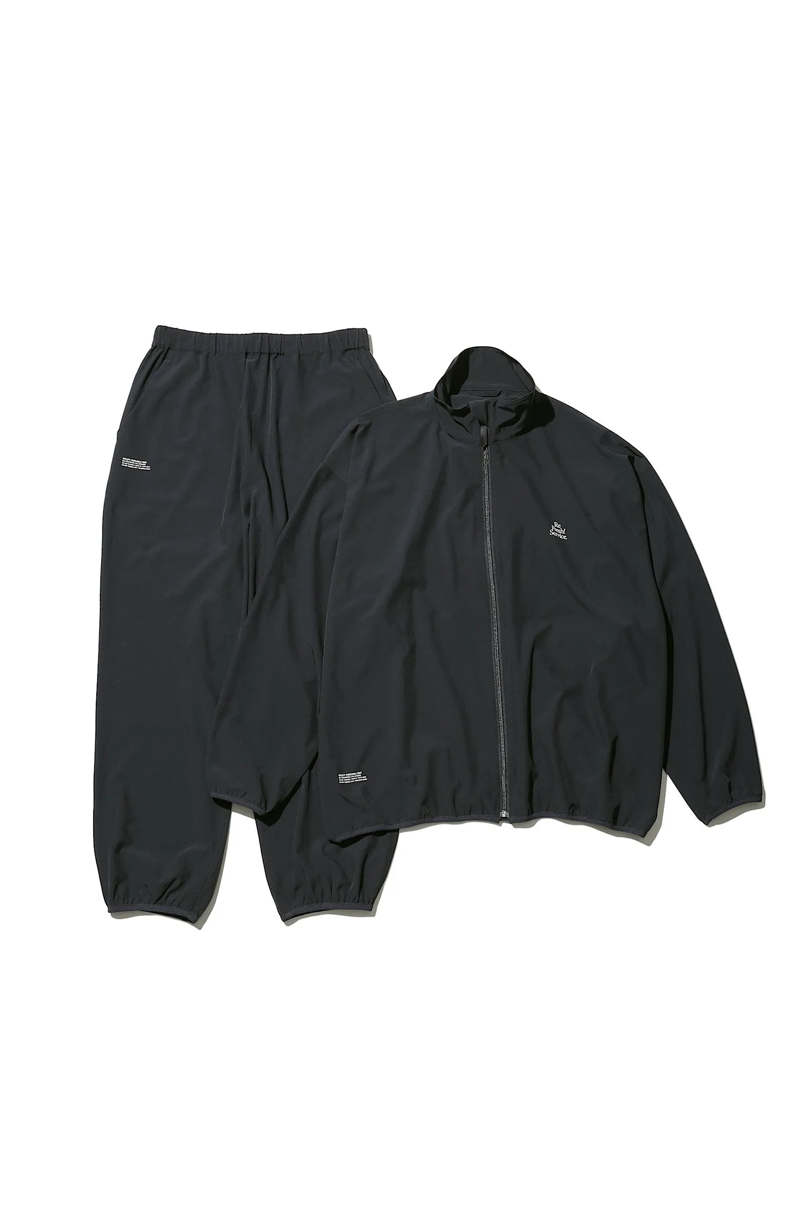 ReFresh!Service. /UTILITY PACKABLE SUIT - Black