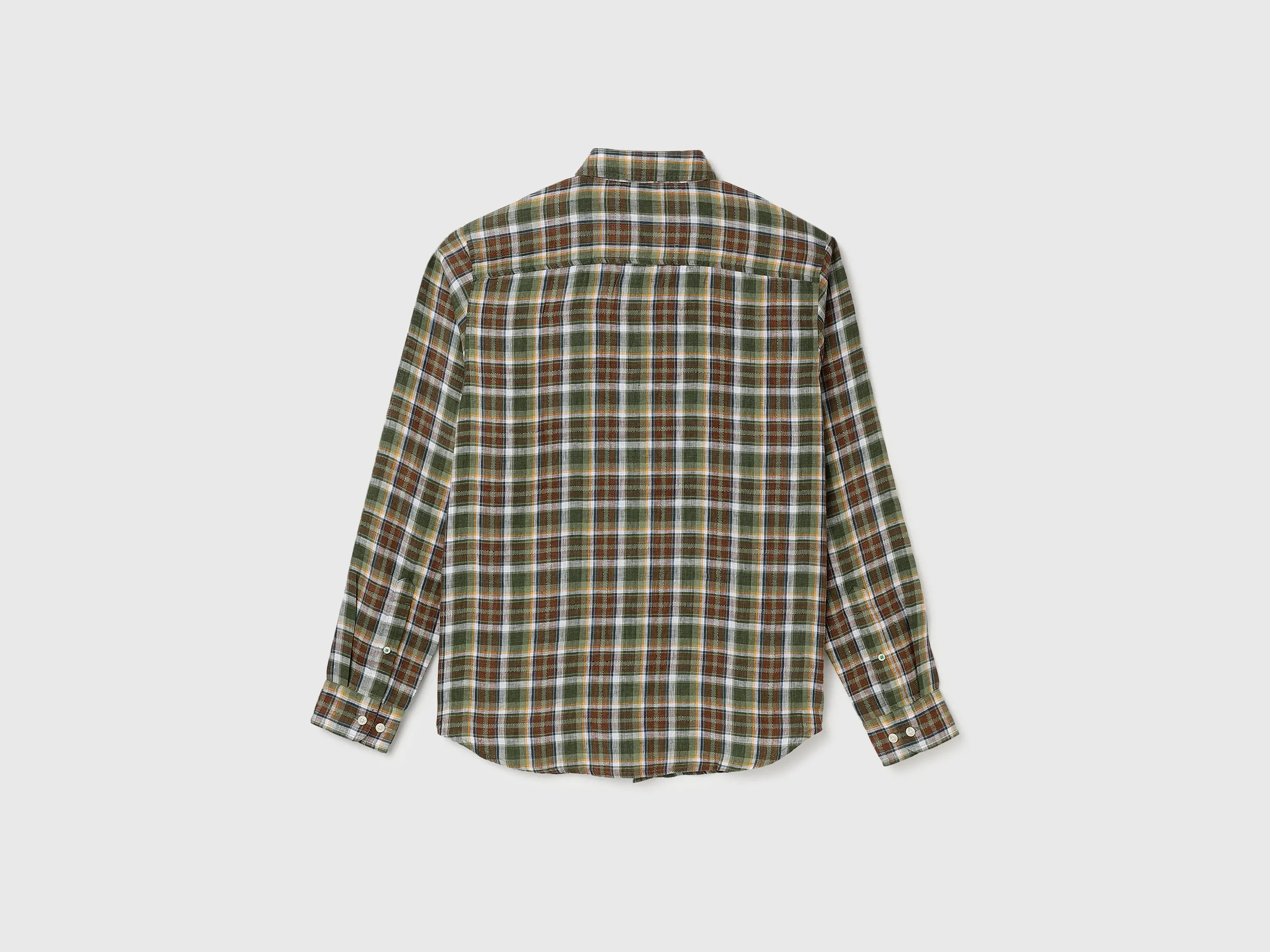 Regular Fit Button Down Collar Checkered Shirts