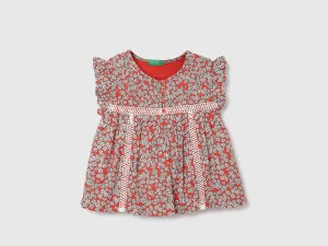 Regular Fit Round Neck Floral Dresses