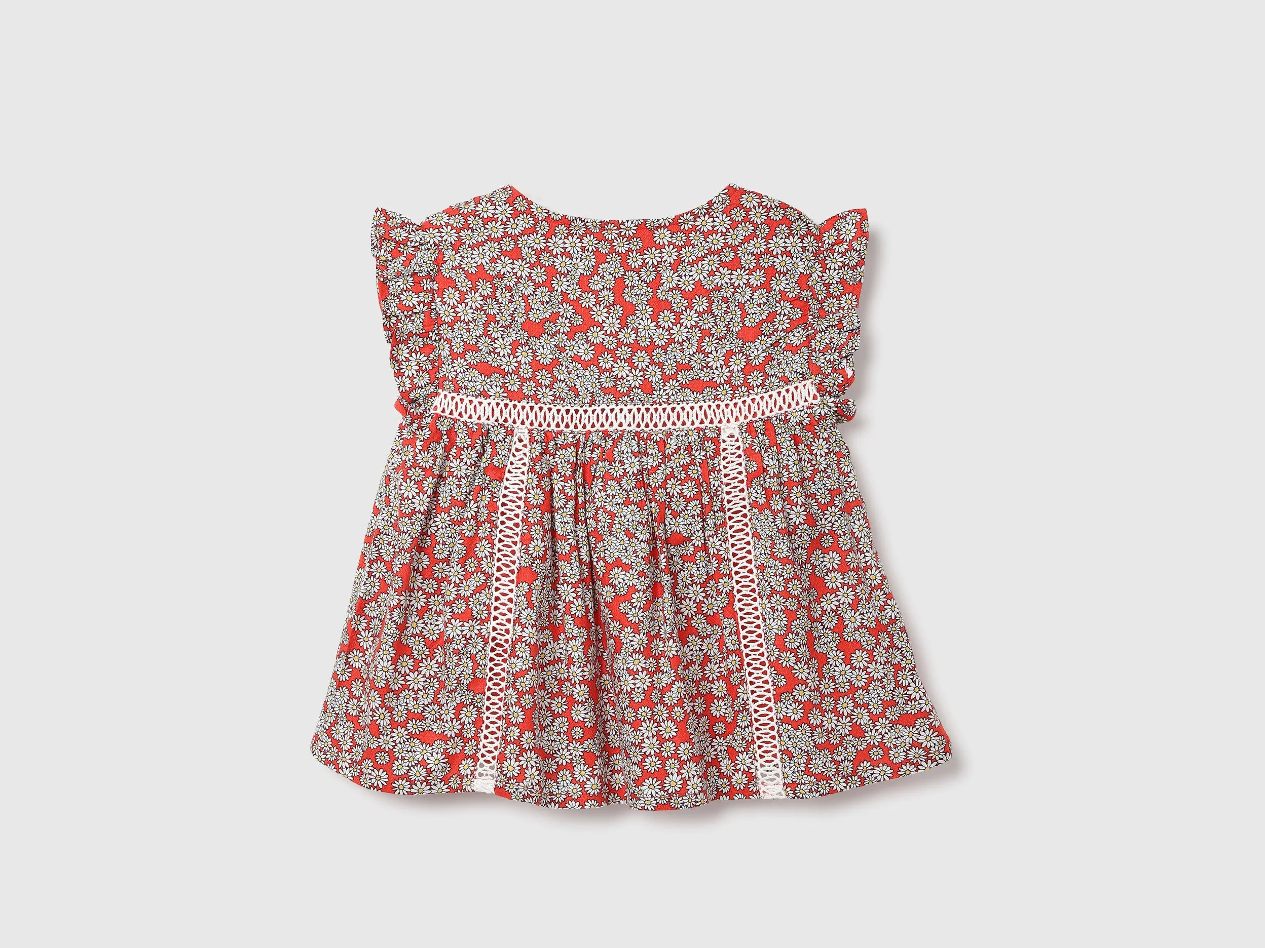 Regular Fit Round Neck Floral Dresses