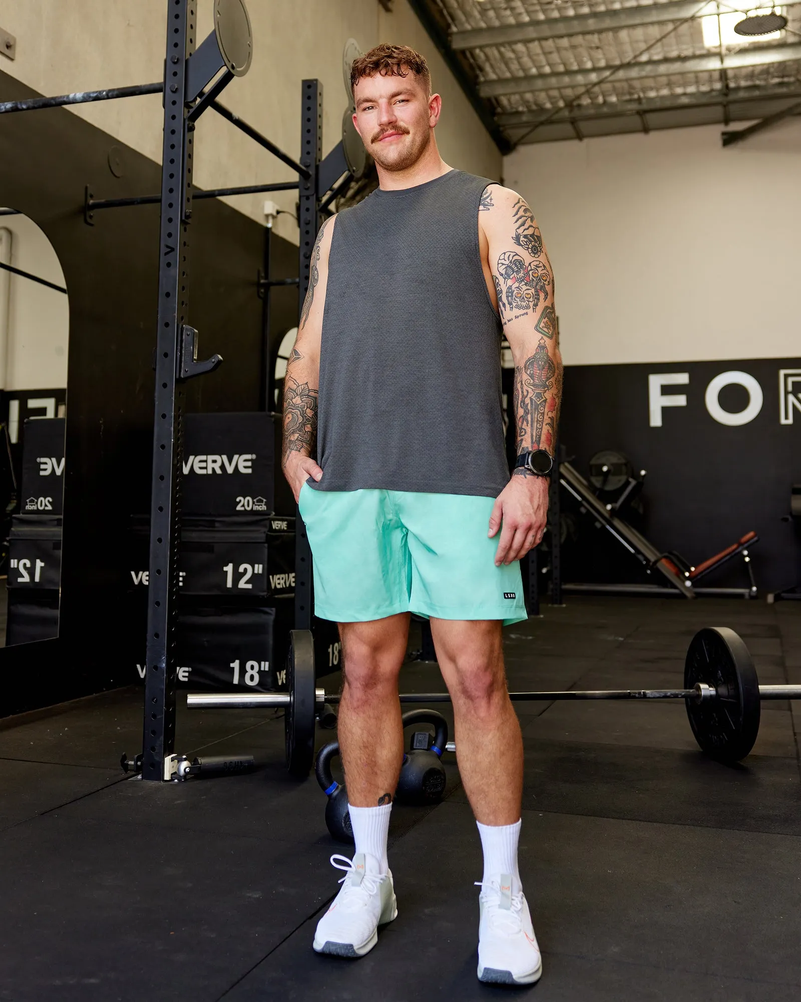 Rep 7" Performance Shorts - Digital Camo Cockatoo