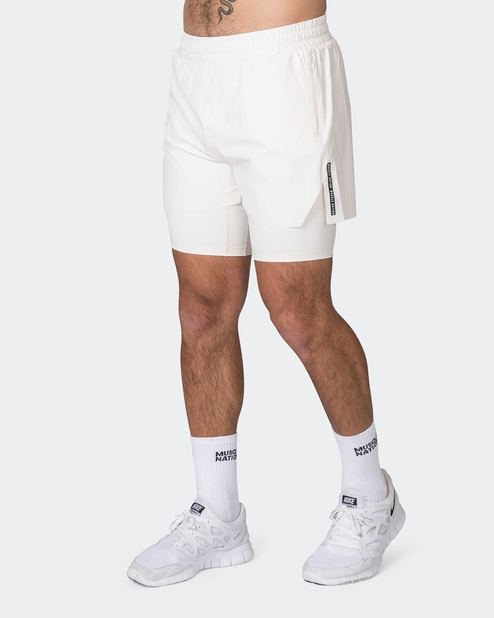 Replay 3" Shorts - Travertine