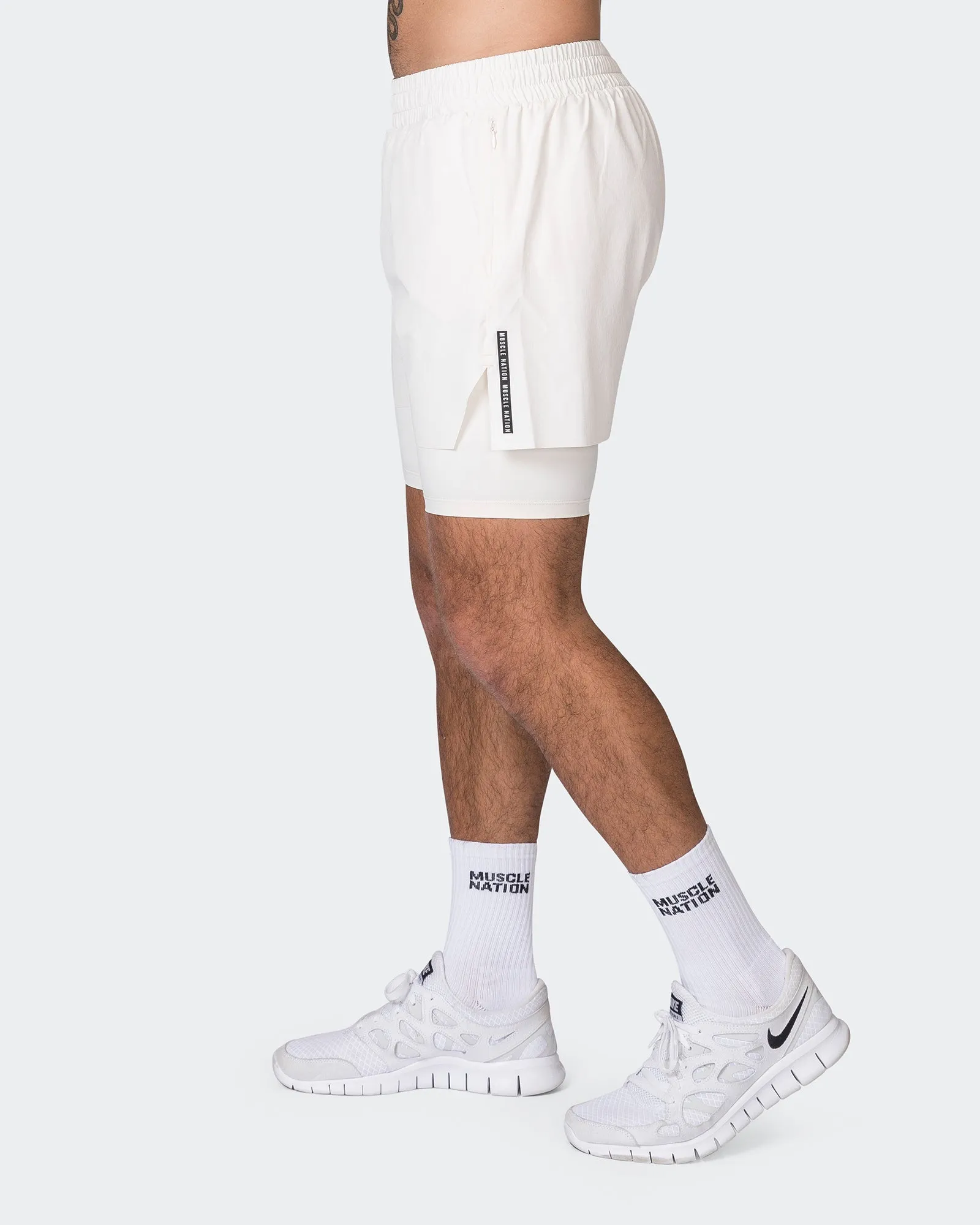 Replay 3" Shorts - Travertine