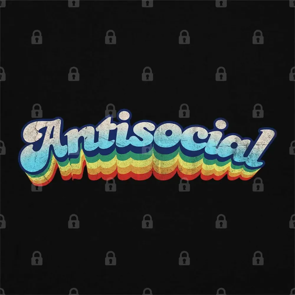 Retro Antisocial T-Shirt