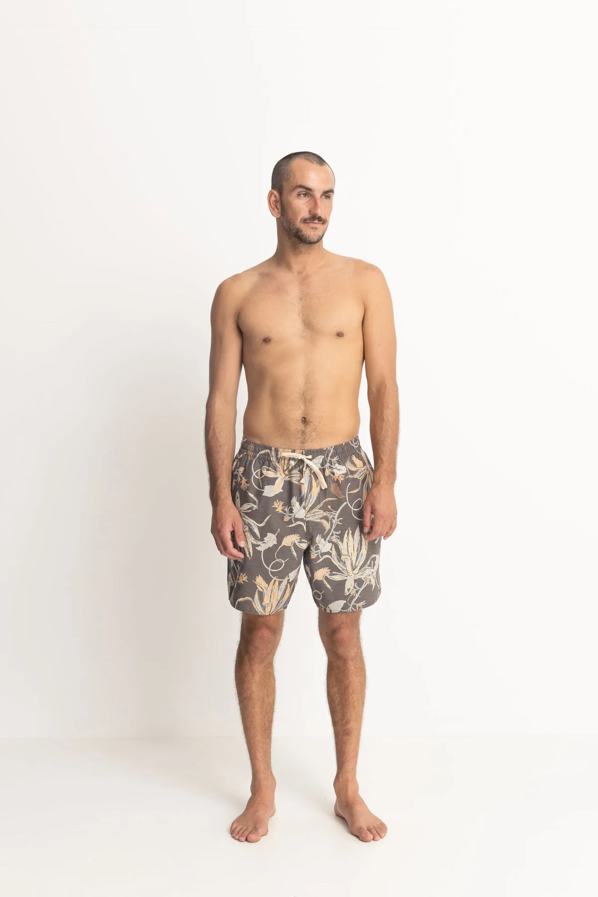 RHYTHM MENS OASIS BEACH SHORT CHOCOLATE